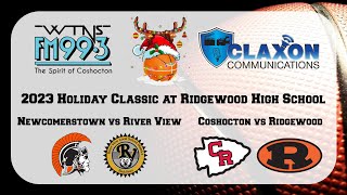 2023 Holiday Classic  Day 1 at Ridgewood High School  OHSAA Boys Basketball from FM 993 WTNS [upl. by Haimarej]