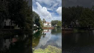 📍Altamonte Springs Lake community houses in Florida us america florida hurricane amerika [upl. by Irrehs]