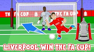 🏆Liverpool win the FA Cup🏆 Chelsea vs Liverpool penalty shootout 2022 Tsmikas 56 penalties [upl. by Kcira]