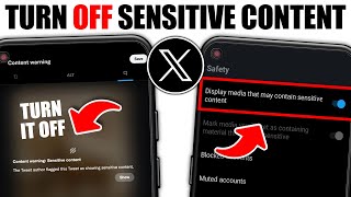 How to Turn Off X Twitter Sensitive Content Setting [upl. by Schreiber413]