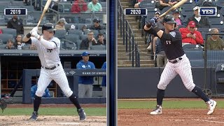 Clint Frazier breaks down batting stance tweaks for 2020 [upl. by Warfield]