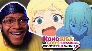 THE FUNNIEST EPISODE YET  KONOSUBA Season 3 Ep 9 REACTION [upl. by Ithsav894]