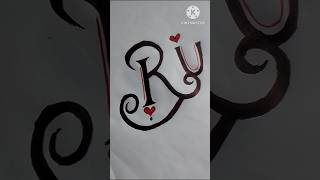 R U Name Tattoo Designs art tattoodesigns tattoo tattooideas shorts drawing [upl. by Aivata]