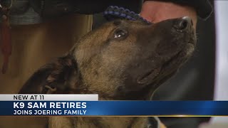 City of Westerville officially gives K9 Sam to Joering family [upl. by Netti]