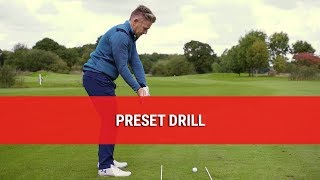 Wrist Hinge In Golf Swing  The Preset Wrist Drill [upl. by Eittah]