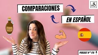 🙃 Spanish grammar How to use comparatives in Spanish [upl. by Groveman]