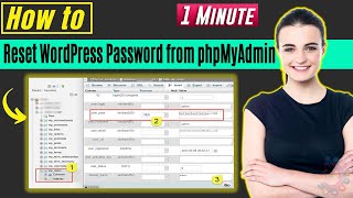 How to Reset WordPress Password from phpMyAdmin 2024 [upl. by Guinevere]