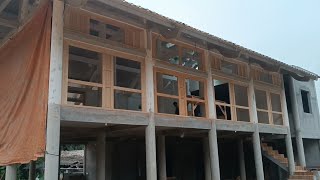 The process of making window bars for stilt houses in Vietnam part 1 [upl. by Ardyce]