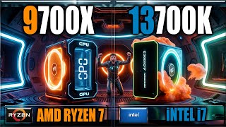 9700X vs 13700K Benchmarks  Tested in Games and Applications [upl. by Ewens]