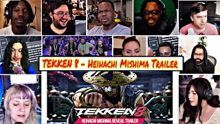 Tekken 8 Heihachi Mishima Trailer REACTION MASHUP [upl. by Nahallac]