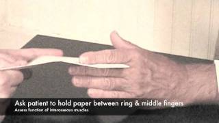 Finger Flexion Sign CR [upl. by Kenlay642]