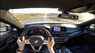 BMW 750i xDrive  POV Drive  2017  449 HP [upl. by Raul771]