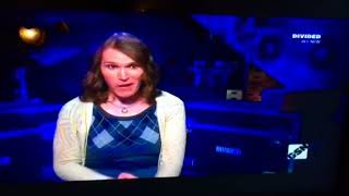 DIVIDED Game Show Transgender man pretending to be a woman Natalie Caitlyn Jenner Cross Dresser [upl. by Lucey]