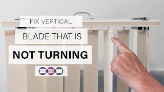 How to Fix a Vertical or Veri Shades® Blade Not Turning  Betta Blinds and Awnings [upl. by Langille]