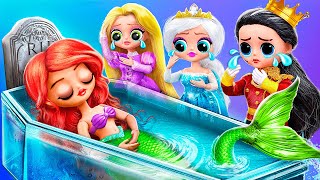 ¿Qué le Pasó a la Princesa Ariel 32 Manualidades de Sirena para Muñecas LOL OMG [upl. by Jc603]