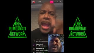 WACK 100 VS ROCSTAR 🤬 HEATED IG LIVE 🤯 [upl. by Nnylyoj]