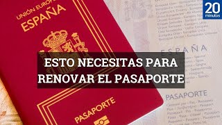 QUÉ DOCUMENTACIÓN NECESITO PARA RENOVAR EL PASAPORTE [upl. by Atims]