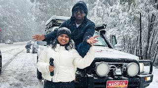 Snow Trip Mount Hotham මේ හිම වැස්සට සෙට් වුණාද 😍 MapPin TravelSinhala Vlog Australia [upl. by Ardnal]