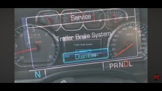 2015 Silverado 2500 HD 60 Service Trailer Brake ProblemSolution [upl. by Meihar]