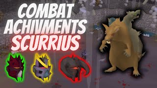 Scurrius Combat Achievements in minutes  OSRS [upl. by Shear]