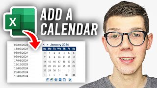 How To Add Calendar In Excel  Full Guide [upl. by Morel]