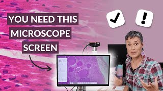 Unboxing and Set up of a Microscope Monitor Display [upl. by Suinuj]