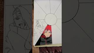 Akastsuki drawing deidara 🥲 akatsuki deidara shorts [upl. by Marin]