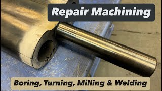 Another Boring Video  Repair Machining Of Rotary Valves and Roots Blowers [upl. by Gaspar684]