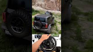 THAR TOYOTA CAR RACING IN FOREST RIVER AND MUD OFFROADING GAMEPLAY [upl. by Conley]