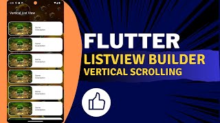 Flutter Listview Builder Vertical [upl. by Lledraw]