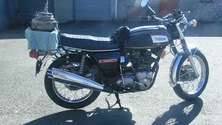 Triumph Trident ride from Temple Bar through Lampeter [upl. by Auberon]