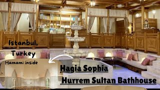 Hagia Sophia Hurrem Sultan Hamam Turkish Bath in Istanbul Turkey Hurrem Sultan Bathhouse [upl. by Haggerty]