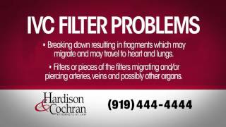 North Carolina IVC Filter Lawsuit Information  Hardison amp Cochran Attorneys at Law [upl. by Mouldon]