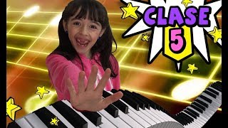 CLASES DE PIANO DE NIÑOS PARA NIÑOS  CLASE 5 Iniciación al Solfeo  A BIG HAPPY FAMILY [upl. by Leinaj]