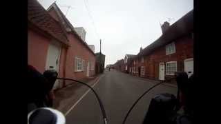 Road bike ride to Orford in Suffolk filmed with GoPro camera [upl. by Artemed]