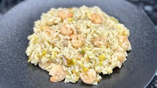 Un RISOTTO AUX CREVETTES à l’ancienne 🍚 Recette de Mami 👵🏻 [upl. by Adlih]