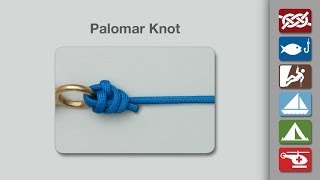 How to Tie a Palomar Knot  Fishing Knots [upl. by Arihsaj445]