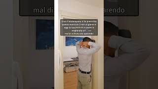 Si può correggere la postura in avanti con 1 solo esercizio di Fisioterapia ⚠️ shorts [upl. by Pape]