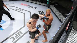 UFC 256 Figueiredo vs Moreno Full Fight Highlights  UFC Flyweight Title Match UFC 4 [upl. by Enelcaj7]