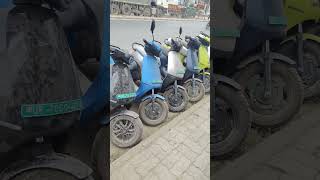 Ola service centre  itne sare scooter 🛵 ola electeric ather olas1 viral tranding shorts [upl. by Cirdec]