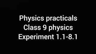 9 class physics practicals complete readings experiment 1181 9classphysics practicals [upl. by Nad]