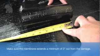 Soprema Modified Bitumen Membrane Repair Procedure [upl. by Lehrer104]