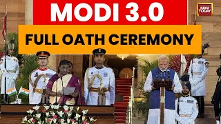 PM Modi Speech Live  Narendra Modi Takes Oath As Prime Minister For Third Time  India Today [upl. by Ingelbert]