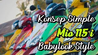 Modifikasi Yamaha Mio  quotMio 115i Babylook Style Simplequot 2019 [upl. by Iggam15]