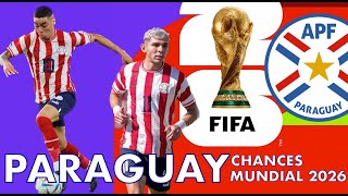 PARAGUAY Probabilidades de CLASIFICAR al MUNDIAL 2026 [upl. by Getter288]