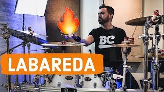 Labareda  Jefferson e Suellen  JC Batera DRUM COVER 133 Bpm [upl. by Riehl801]