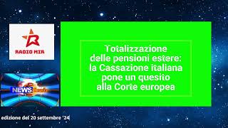 Gr Pensionati mondo 200924 Contributi figurativi Pensionati soli Totalizzazione pensioni estere [upl. by Ihcego160]