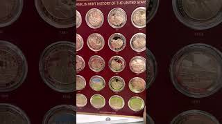 The Franklin Mint History of the United States Special Edition 200 Solid Bronze Medals [upl. by Enna]