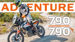 KTM 790 Adventure  R 2019 Prueba  Toma de contacto [upl. by Ynffit]