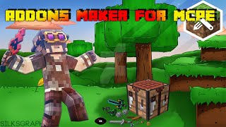 AddOns Maker for MCPE Tutorial with new update 228 version [upl. by Ynolem]